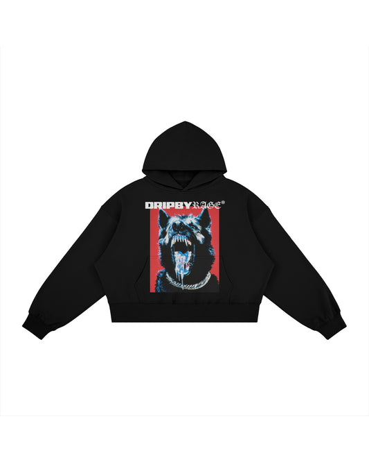 CHROME RAGE BOXY FLEECE HOODIE