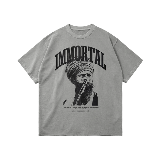 IMMORTAL SAINT OVERSIZED T-SHIRT GREY