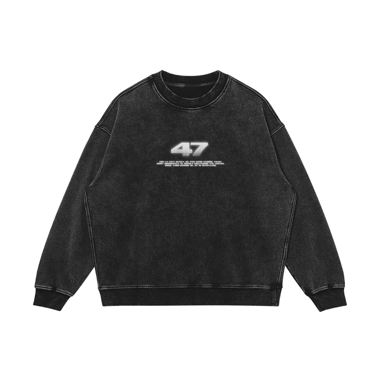 47 MOOSE OVERSIZED FADED SWEATSHIRT - Drip by Rage