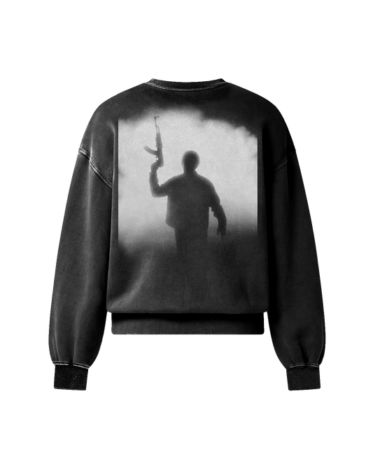 47 MOOSE OVERSIZED FADED SWEATSHIRT - Drip by Rage