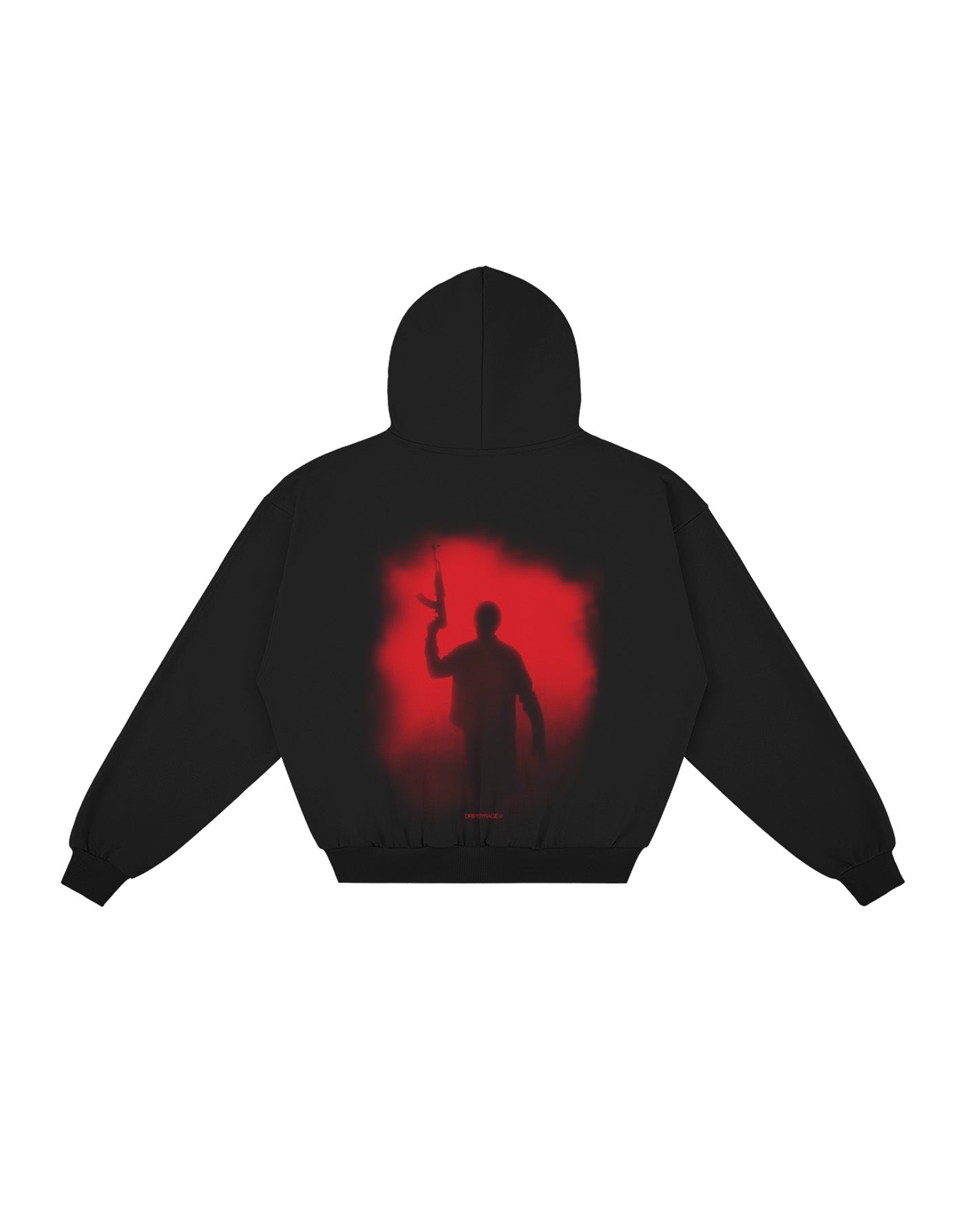 47 RED EDITION ZIP UP HOODIE - Drip by Rage