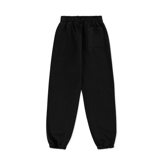 BLACK FRENCH TERRY SWEATPANTS
