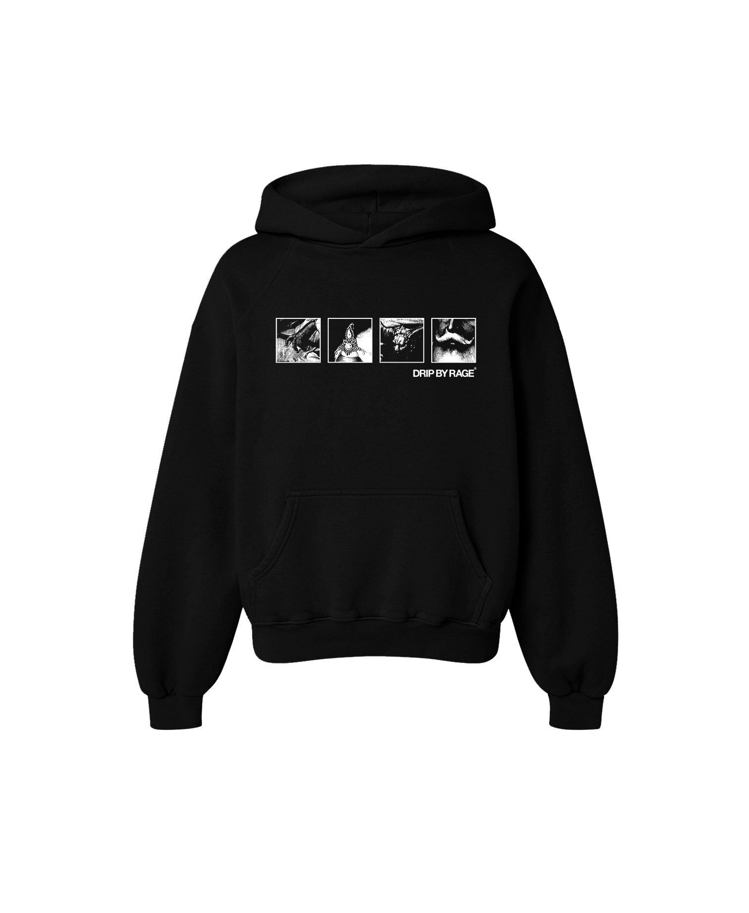 MAGNIFIQUE OVERSIZED HOODIE BLACK