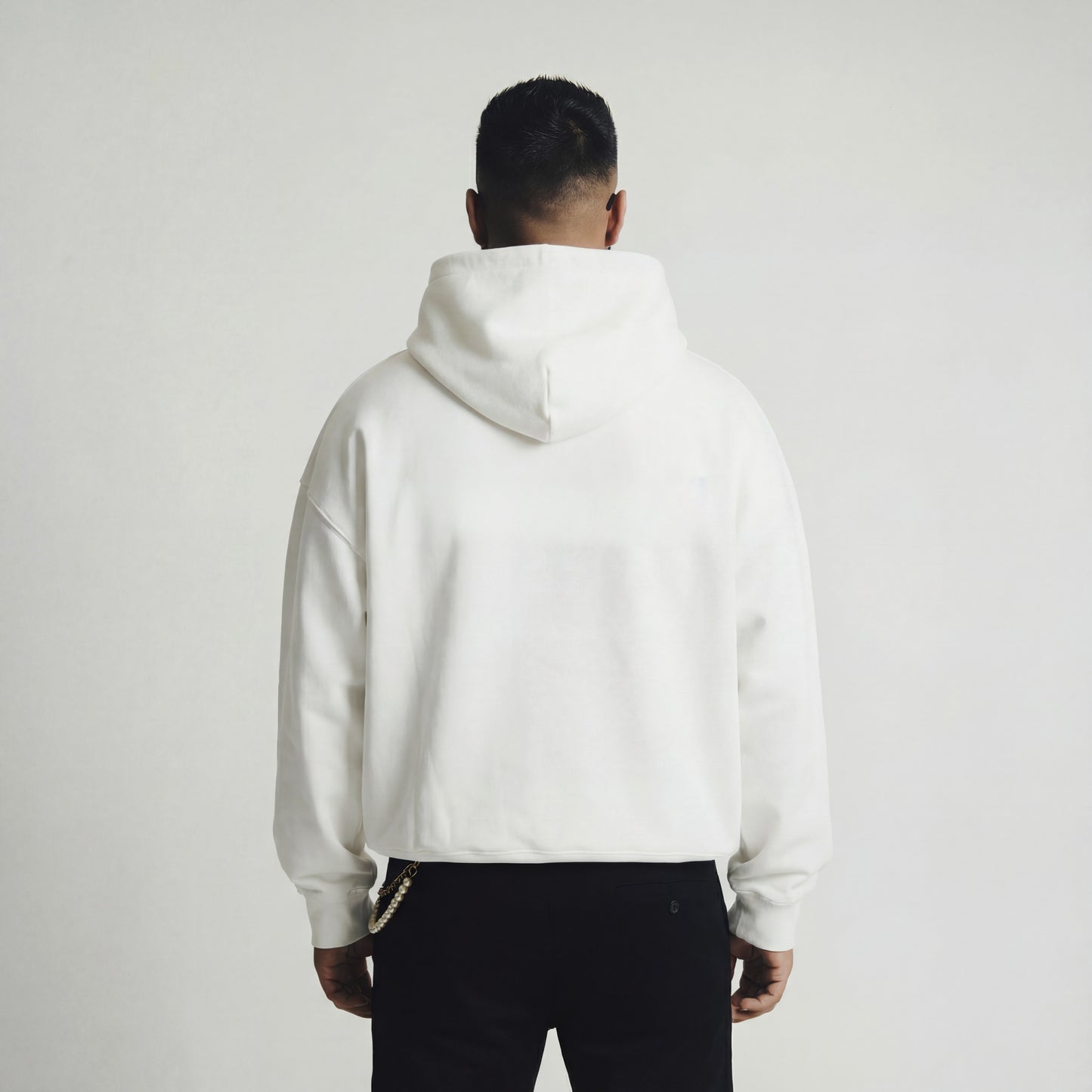 SWEAT À CAPUCHE BLANC RAW AF
