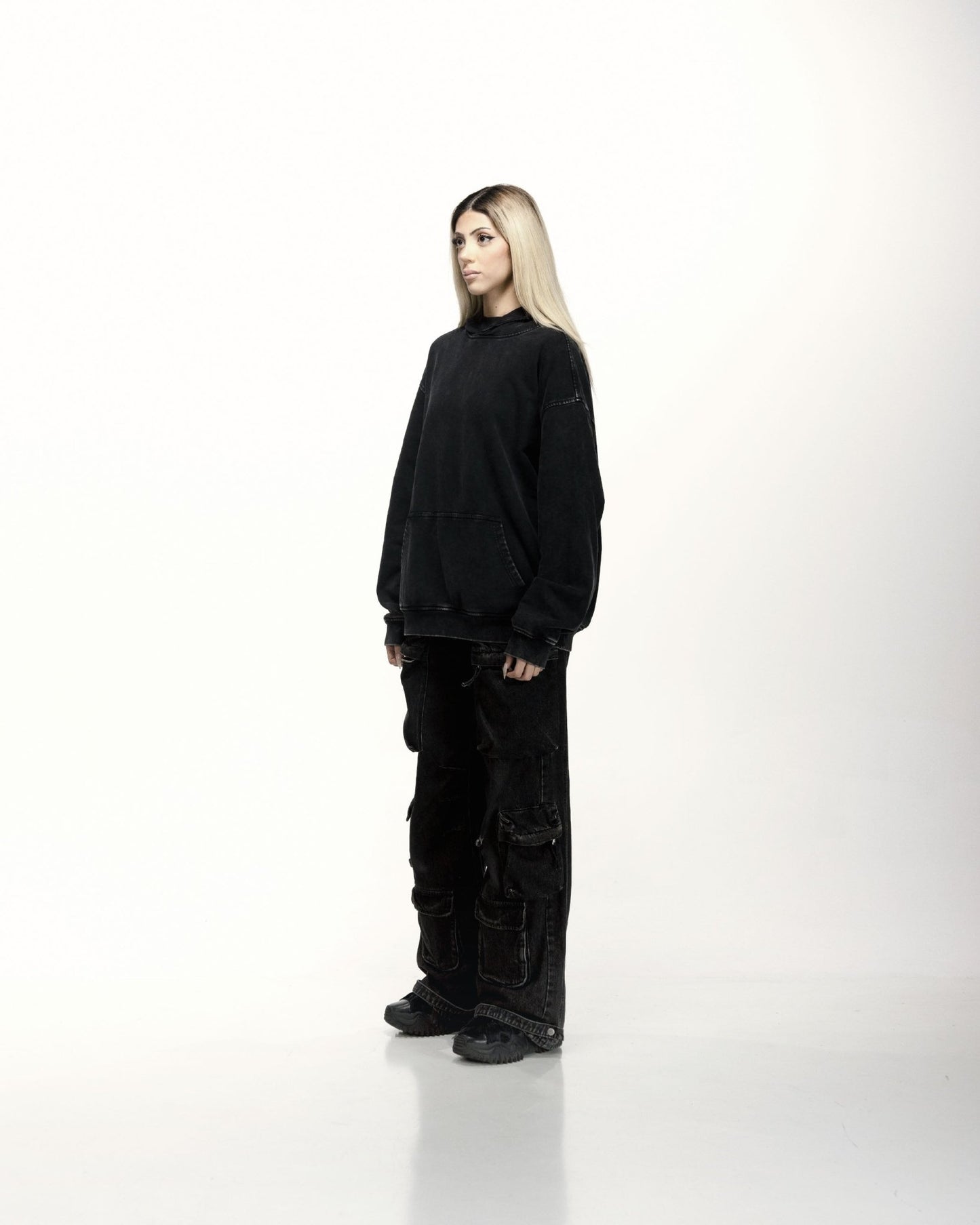 84 OVERSIZED FADED HOODIE - Drip by Rage