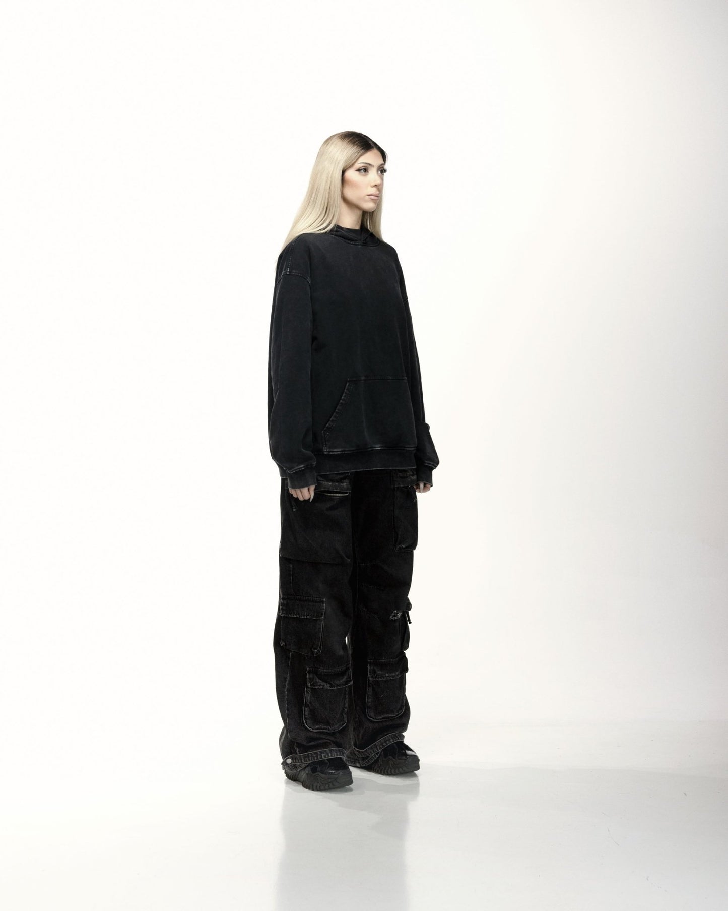 84 OVERSIZED FADED HOODIE - Drip by Rage