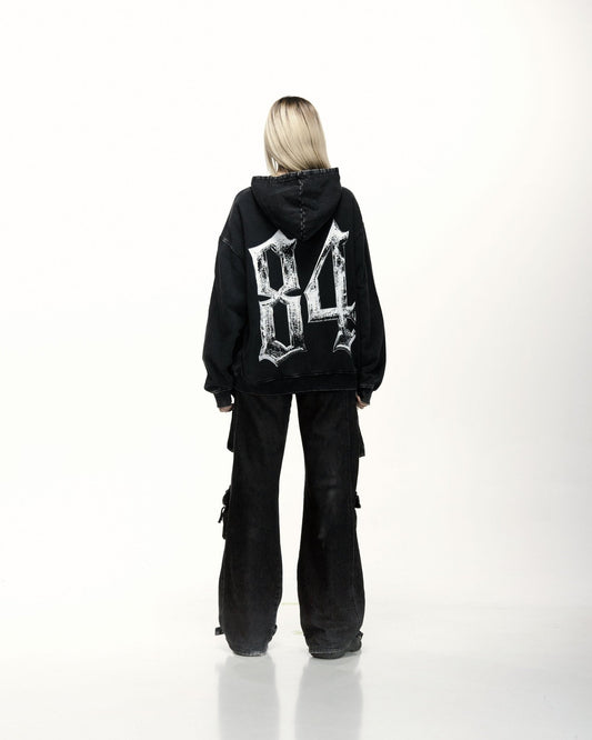 84 OVERSIZED FADED HOODIE - Drip by Rage