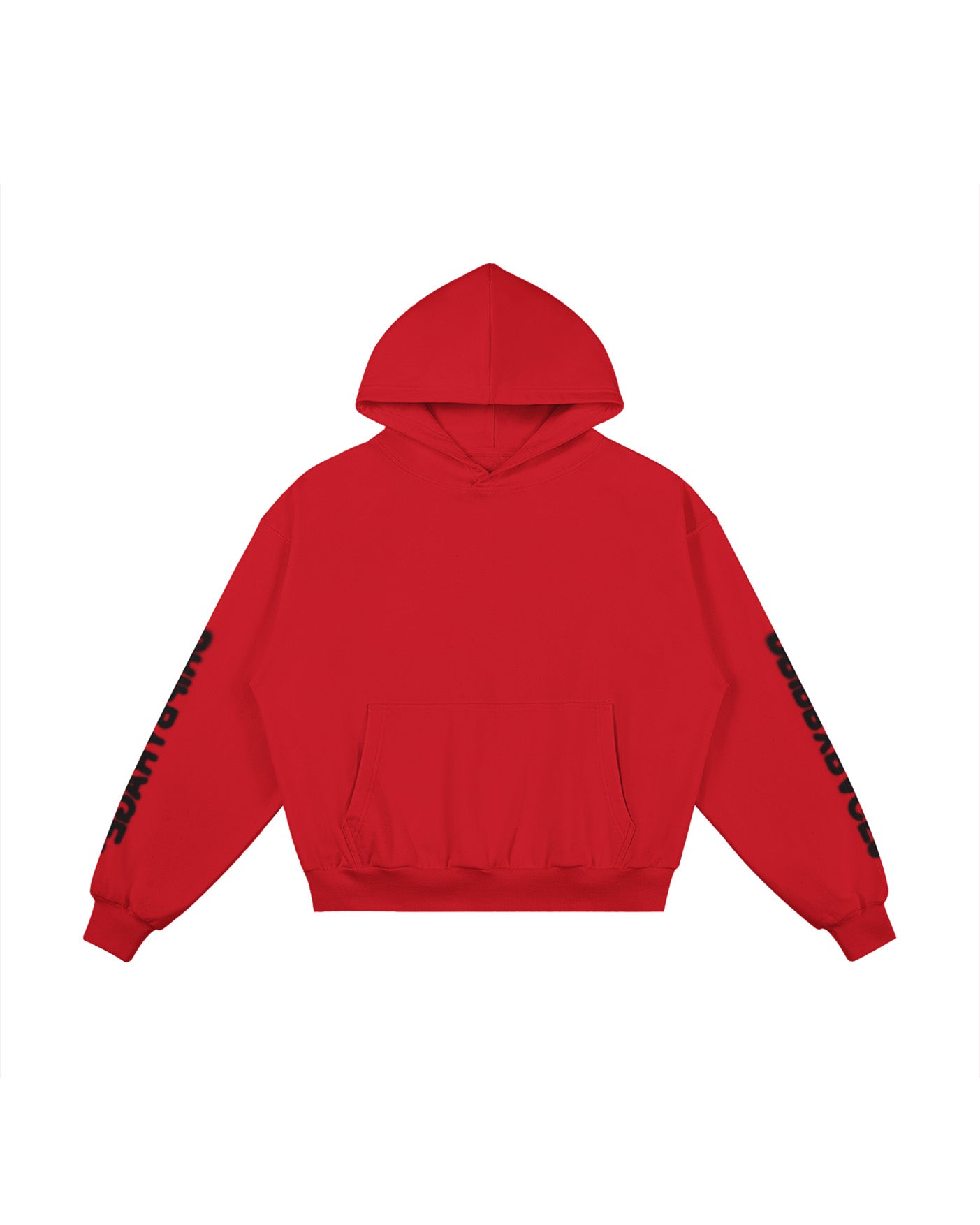 BLURRED BOXY FIT HOODIE