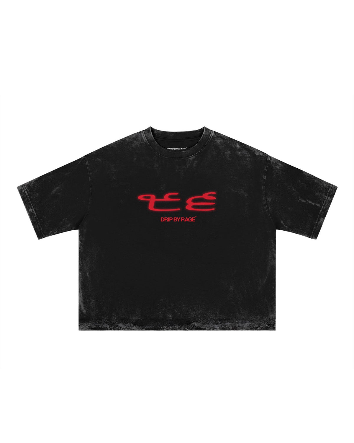96 RED FADED T-SHIRT - Drip by Rage