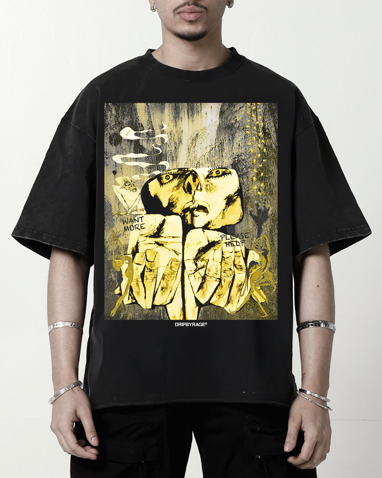 T-SHIRT DÉLAVÉ À L'AVENTURE