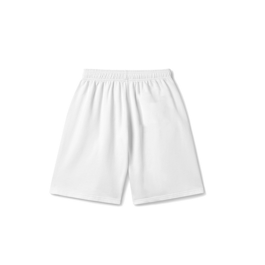 WHITE PREMIUM OVERSIZED SHORTS