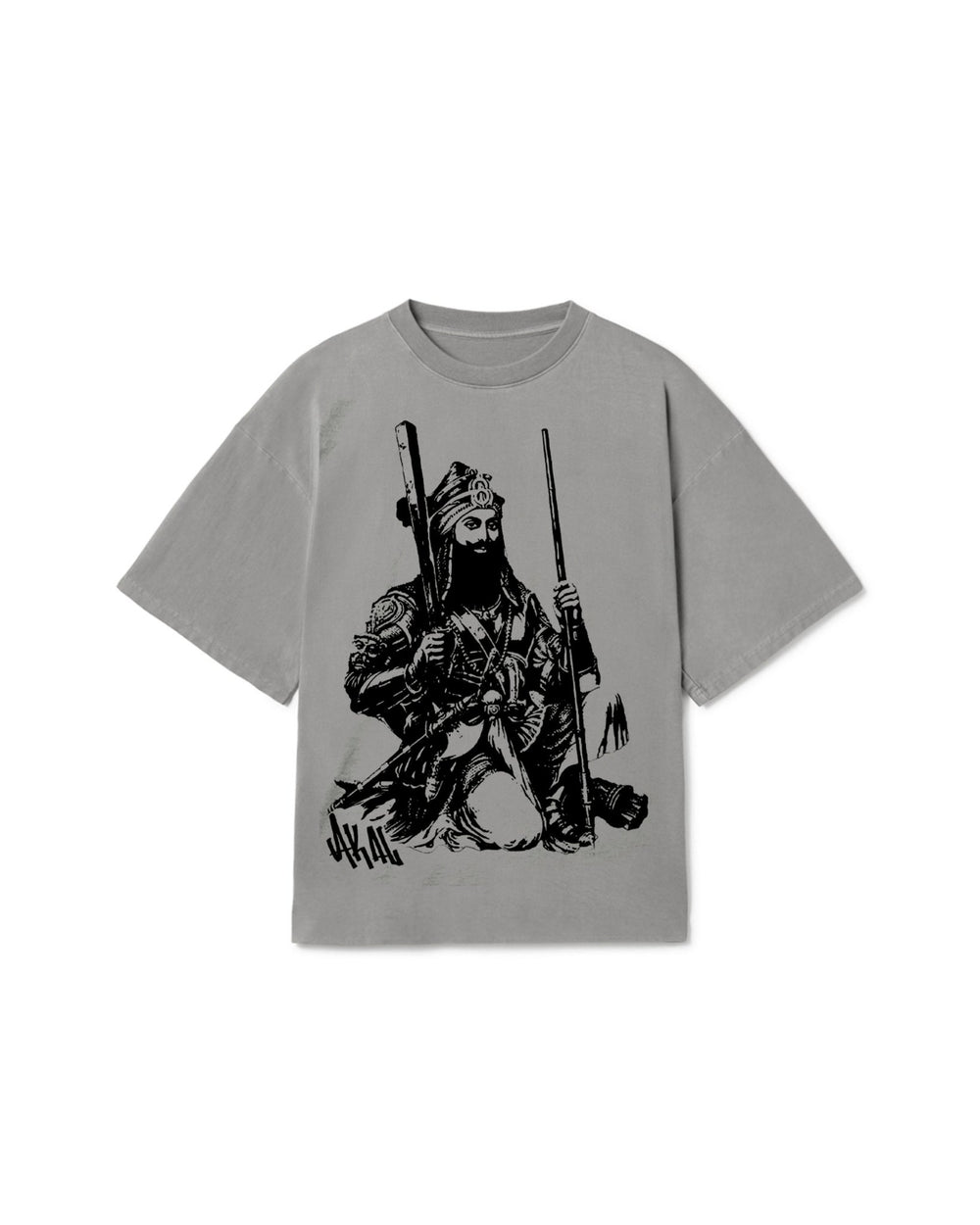 AKAL OVERSIZED FADED T-SHIRT GREY - Drip by Rage