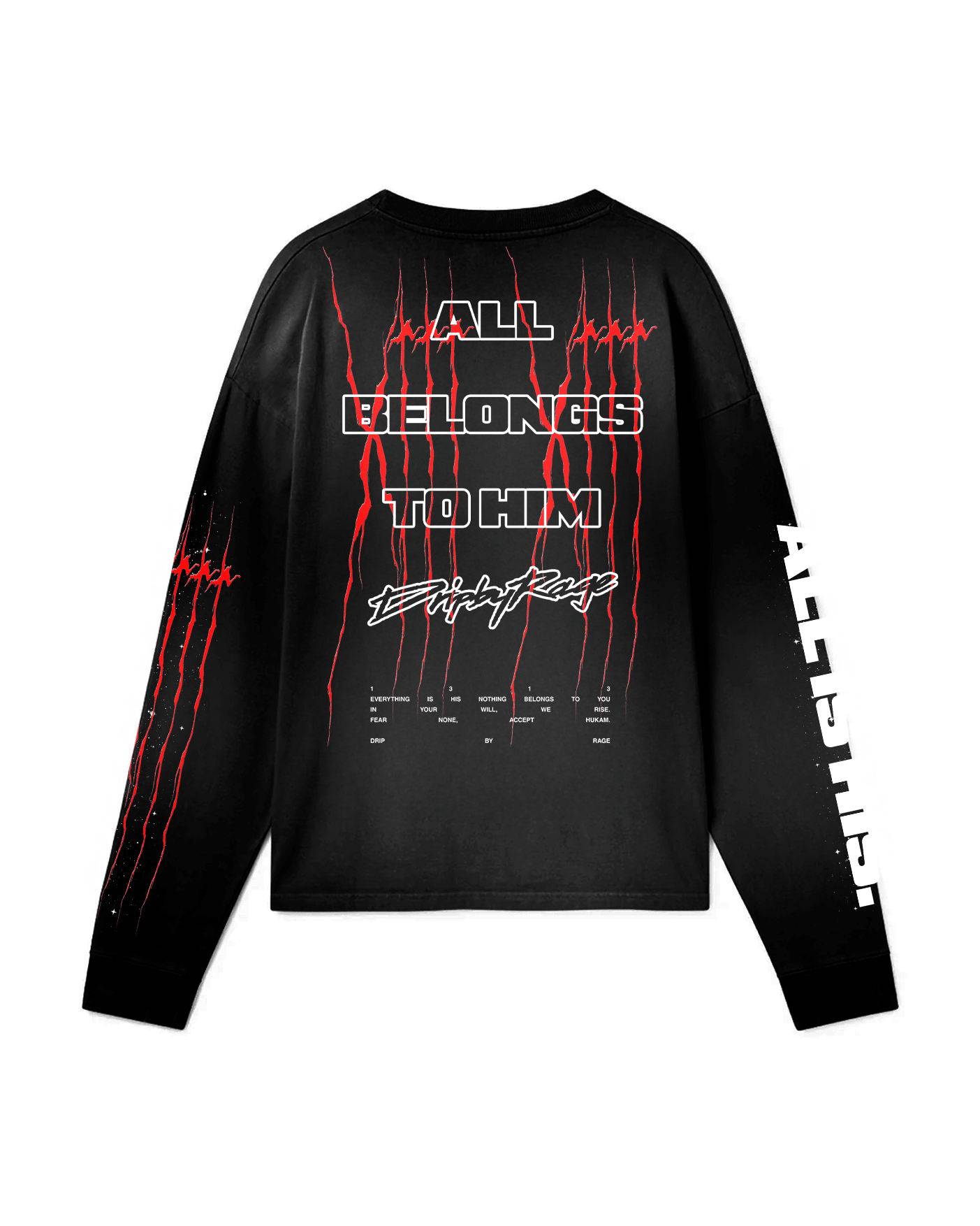 ALL IS HIS WASHED LONG SLEEVE - Drip by Rage