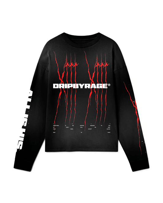 ALL IS HIS WASHED LONG SLEEVE - Drip by Rage
