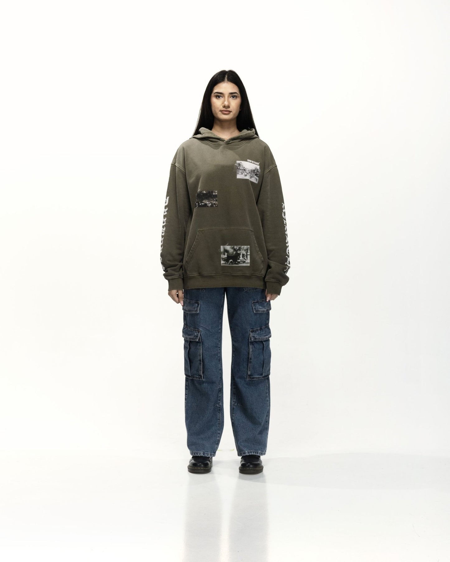 ANARCHY OF 84 OVERSIZED FADED HOODIE - Drip by Rage