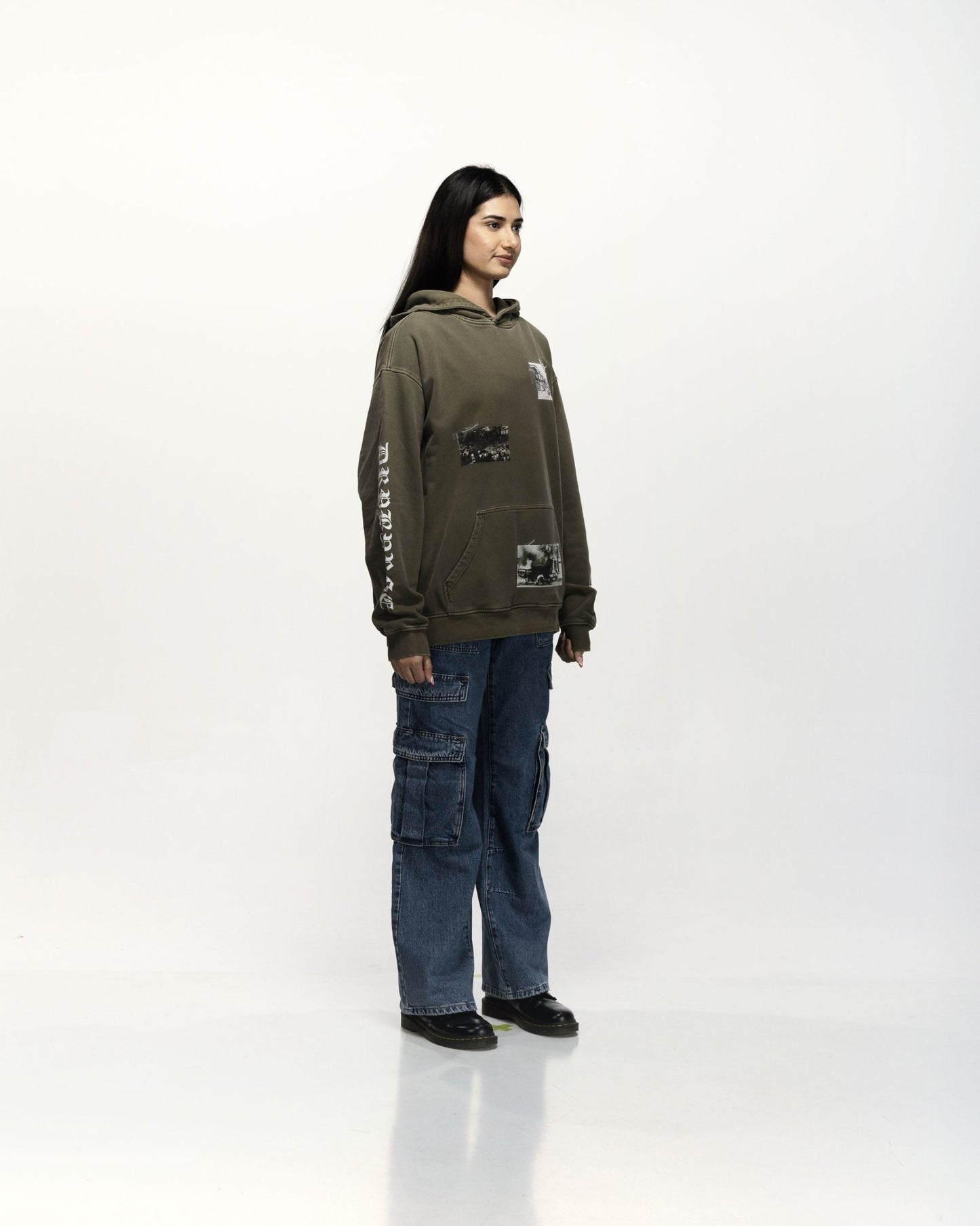 ANARCHY OF 84 OVERSIZED FADED HOODIE - Drip by Rage