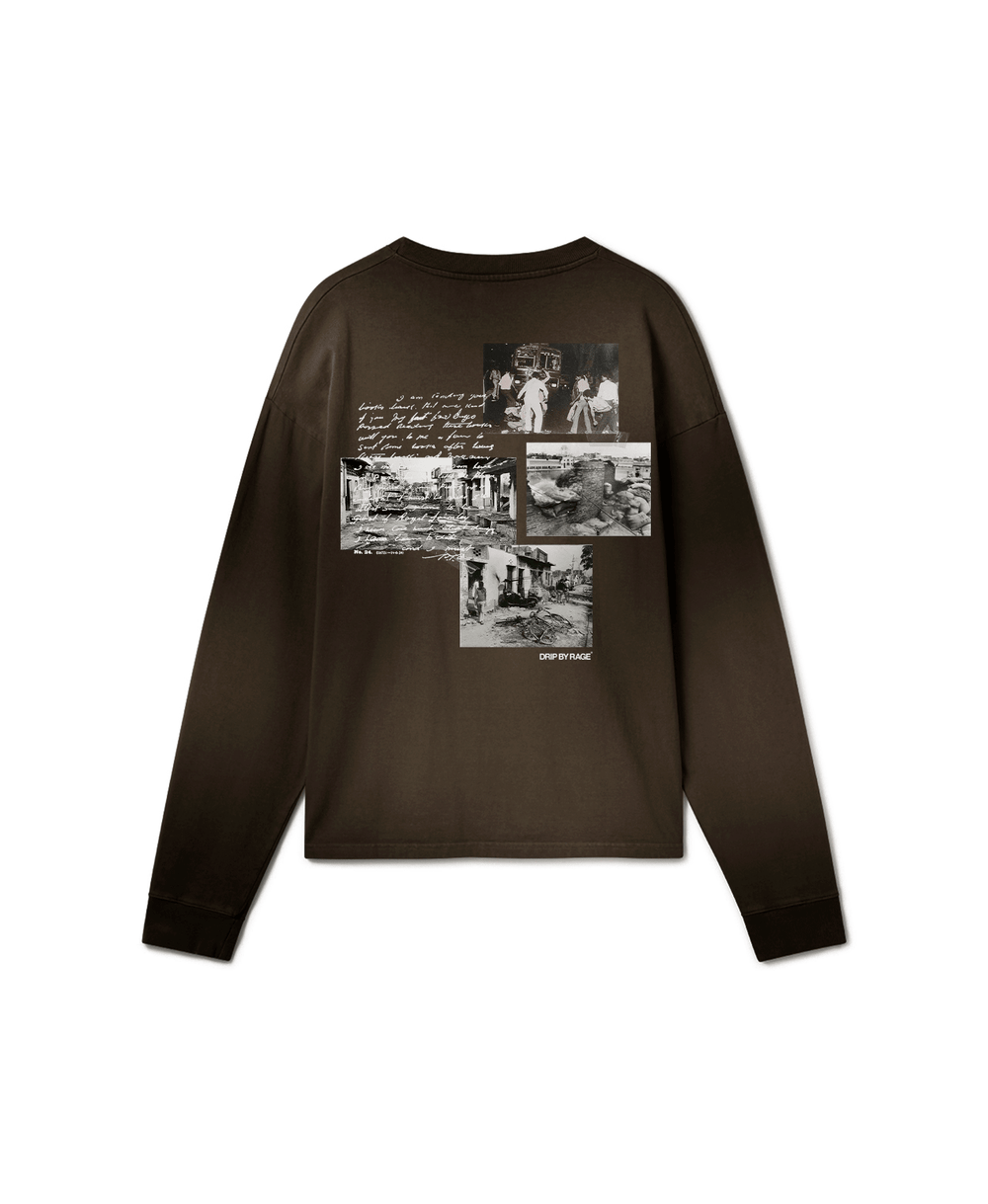 ANARCHY OF 84 OVERSIZED LONG SLEEVE - Drip by Rage