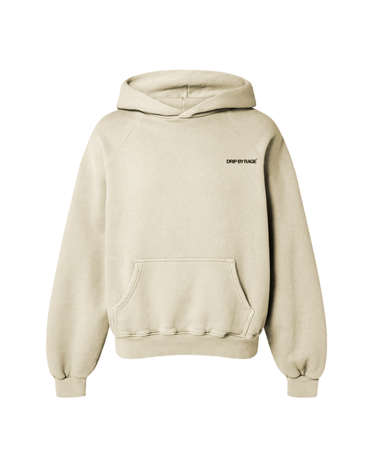 APRICOT OVERSIZED FLEECE HOODIE - Drip by Rage