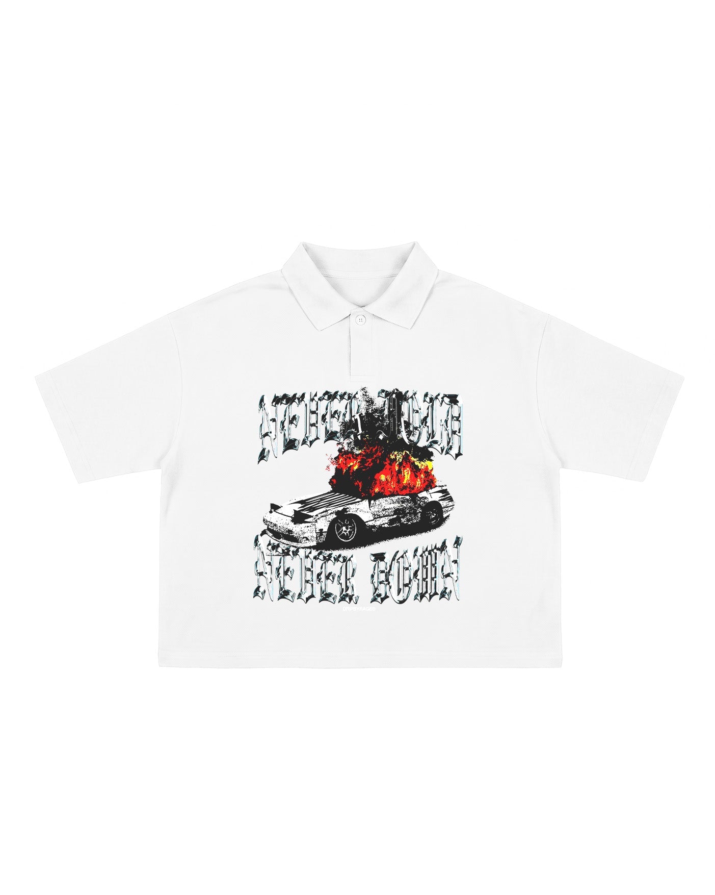 ARSON COLLAR OVERSIZED T-SHIRT - Drip by Rage