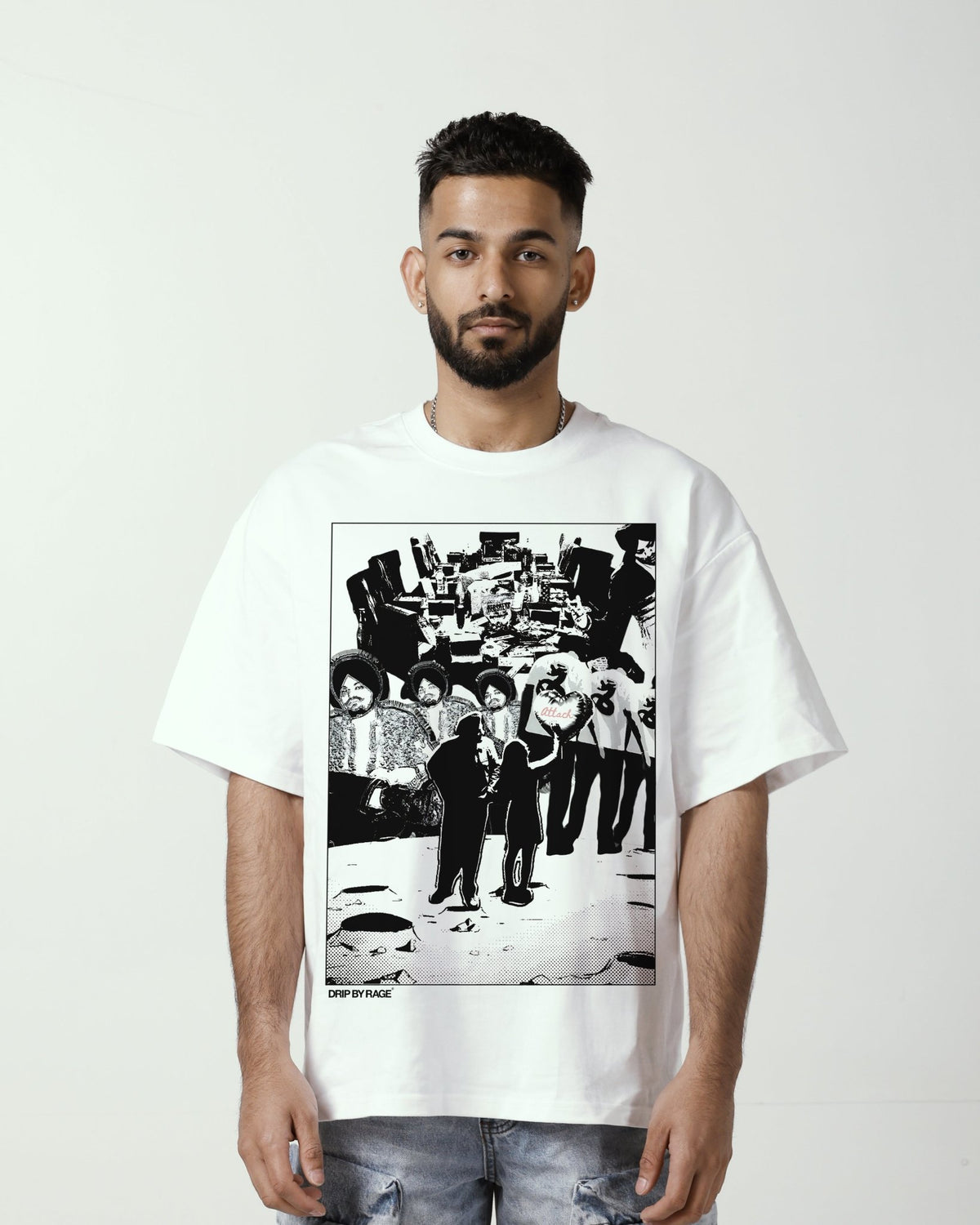 ATTACH T-SHIRT - Drip by Rage