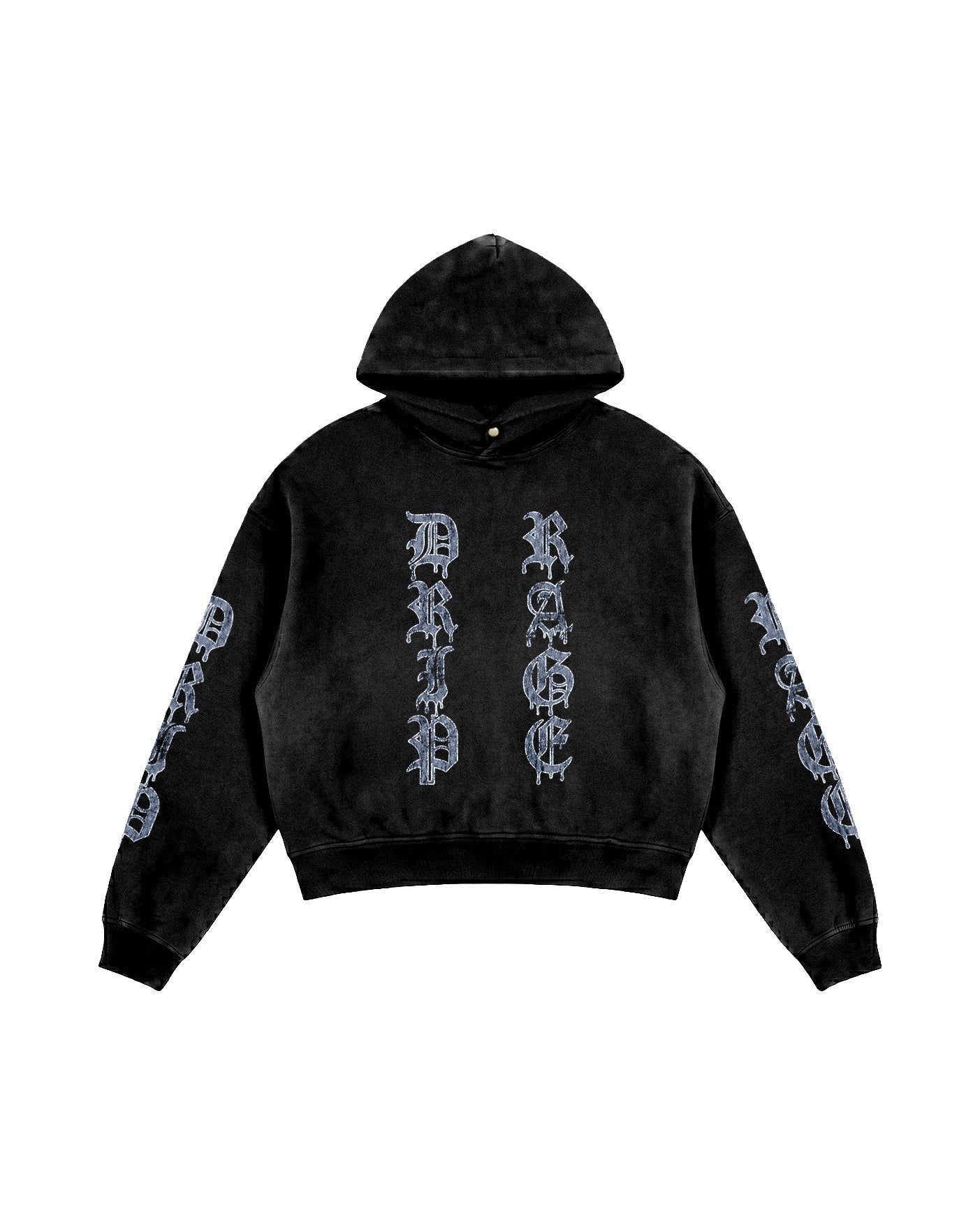 AWAKENING BUTTON OVERSIZED HOODIE - Drip by Rage