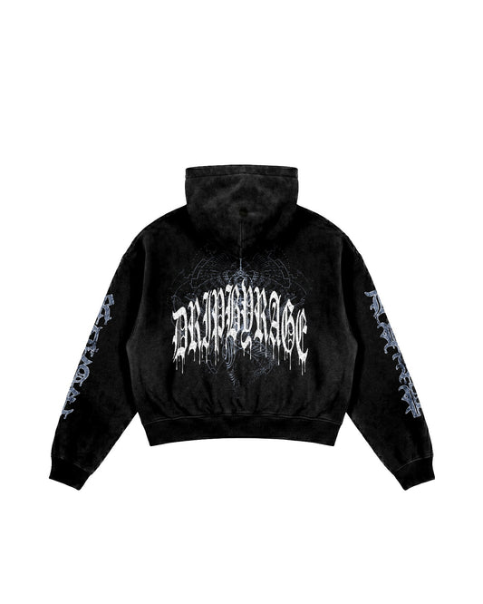 AWAKENING BUTTON OVERSIZED HOODIE - Drip by Rage