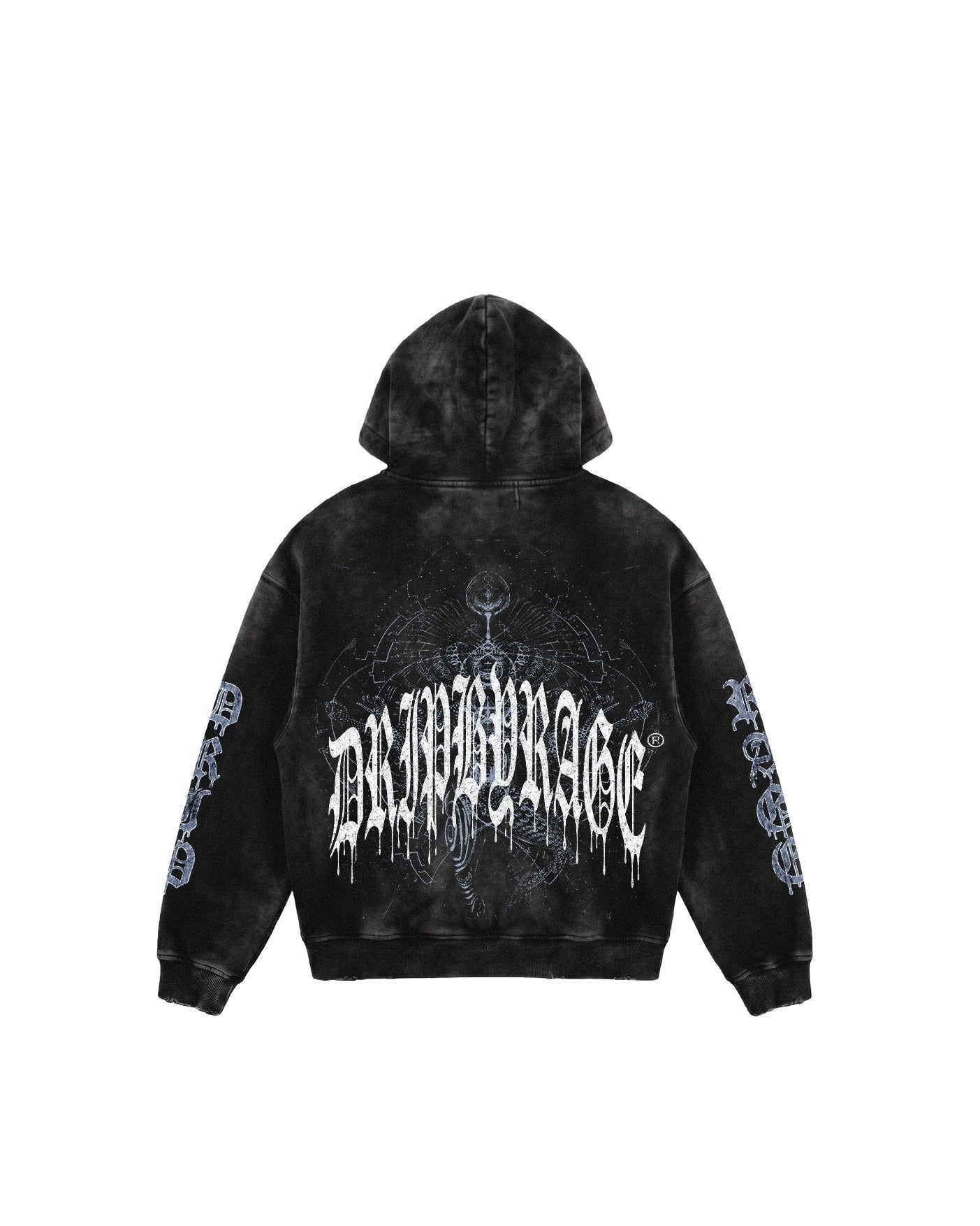 AWAKENING ZIP-UP FADED HOODIE - Drip by Rage