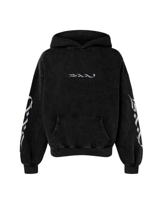 BAAJ OVERSIZED FADED HOODIE BLACK - Drip by Rage