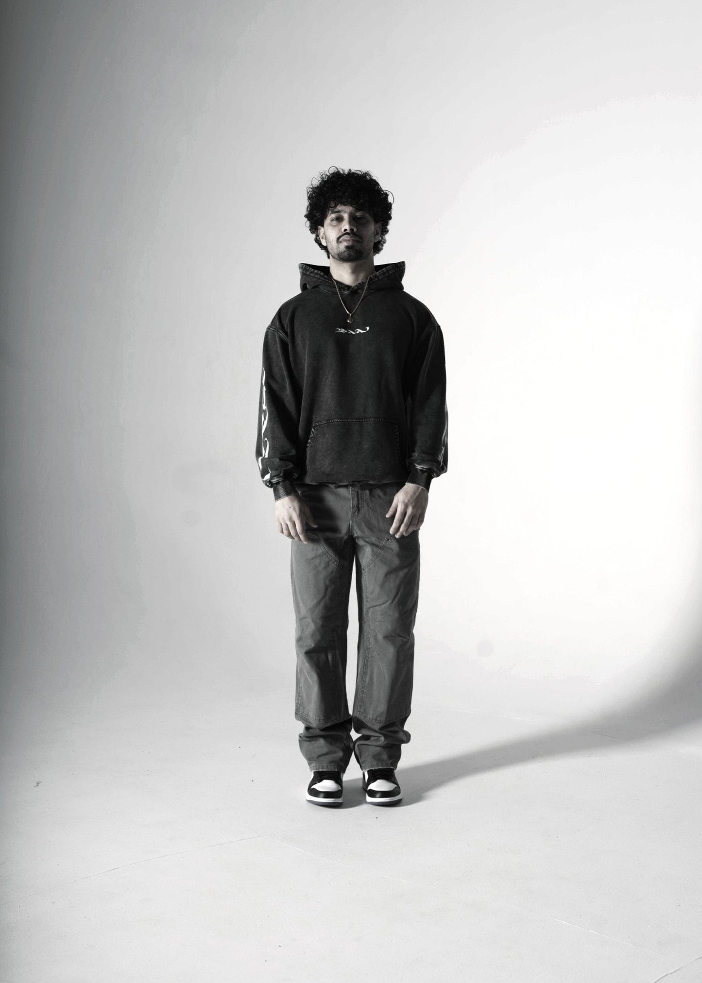 BAAJ OVERSIZED FADED HOODIE BLACK - Drip by Rage