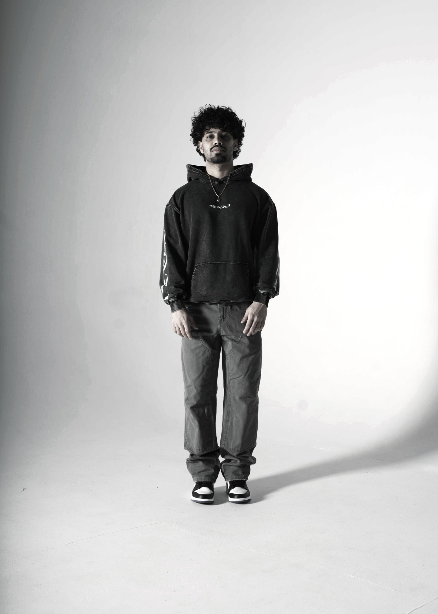 BAAJ OVERSIZED FADED HOODIE BLACK