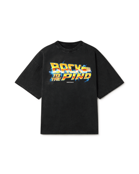 BACK TO THE PIND OVERSIZED FADED T-SHIRT BLACK - Drip by Rage