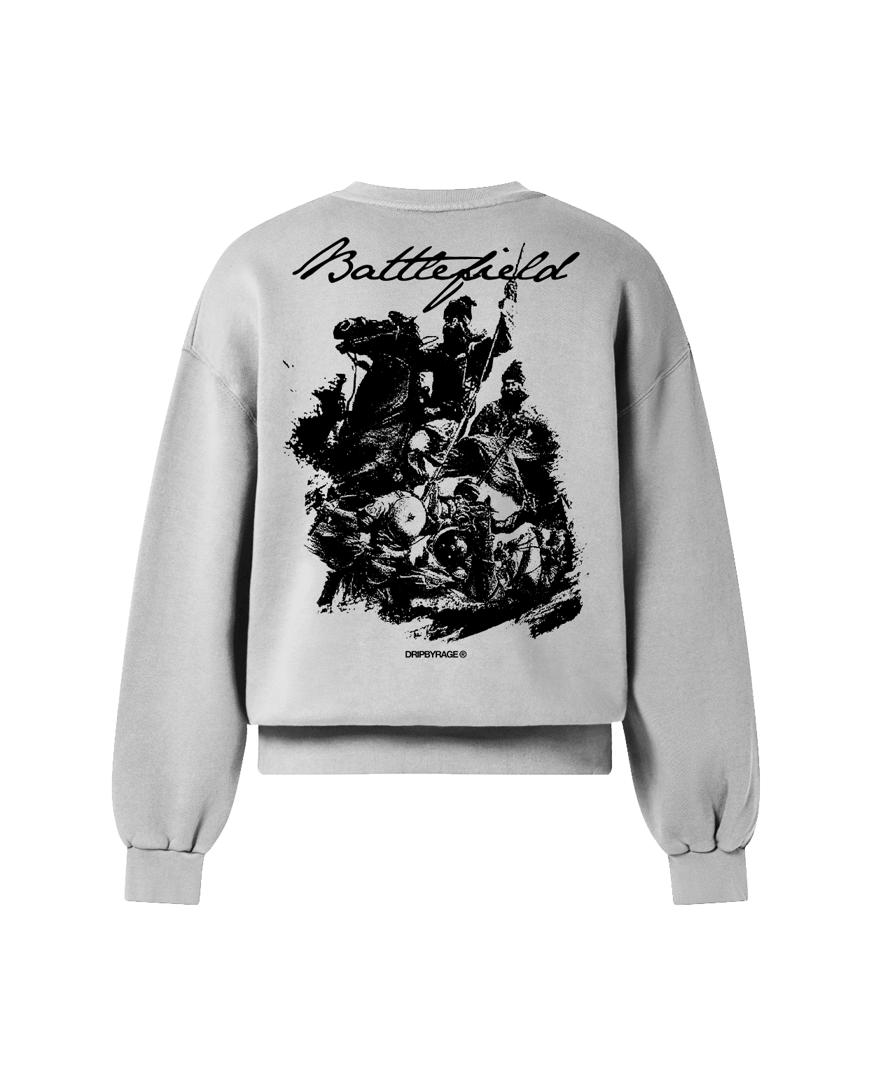 BATTLEFIELD OVERSIZED SWEATSHIRT - Drip by Rage