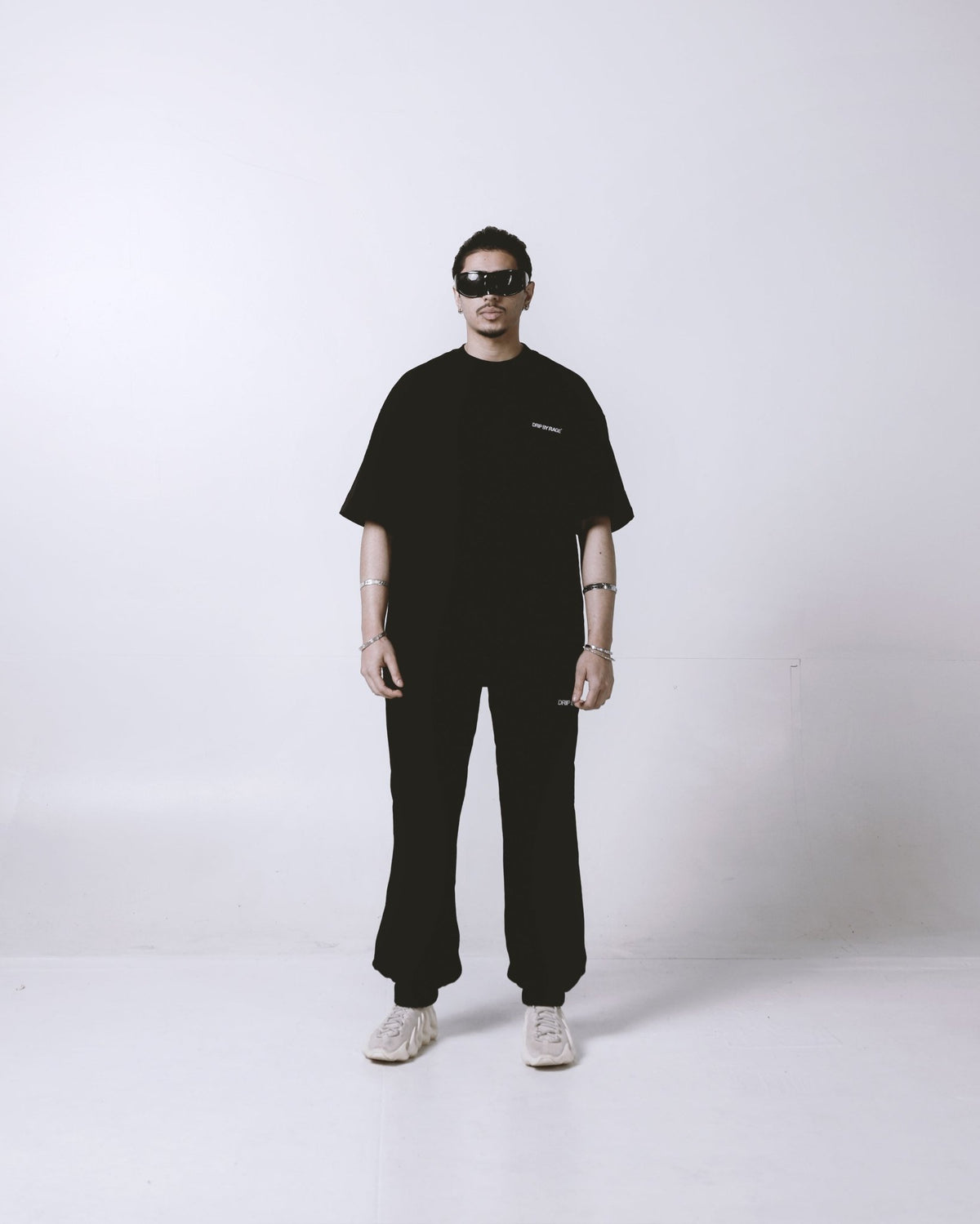BLACK FRENCH TERRY SWEATPANTS - Drip by Rage