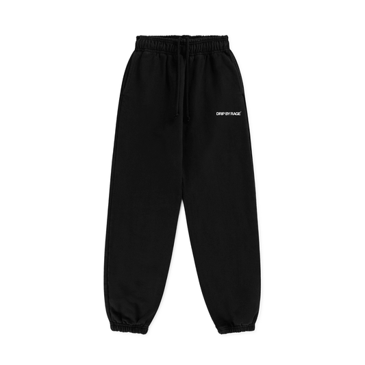 BLACK FRENCH TERRY SWEATPANTS - Drip by Rage