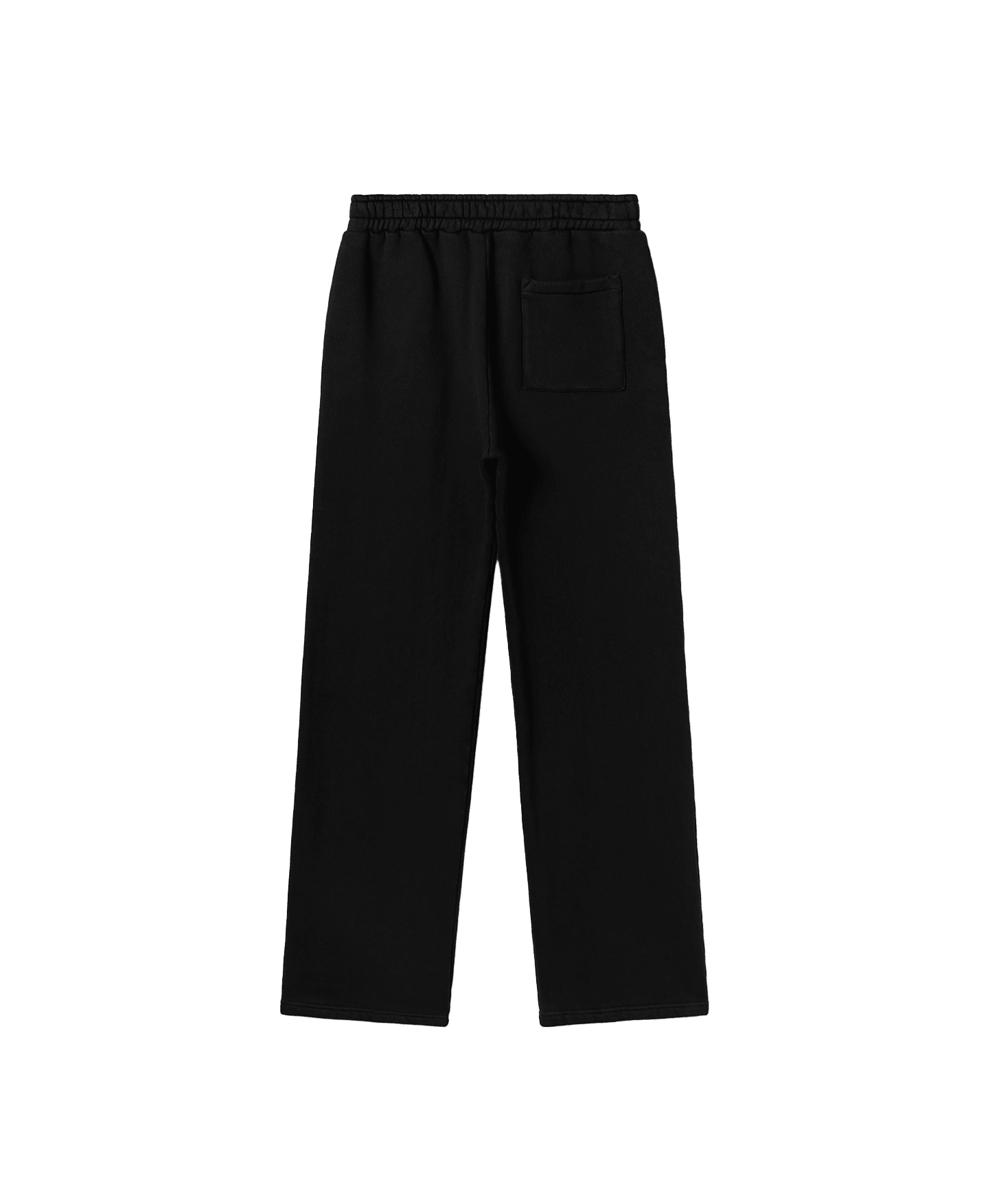 BLACK HEAVY RELAXED STRAIGHT SWEATPANTS - Drip by Rage