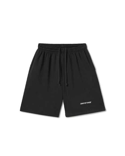 BLACK PREMIUM OVERSIZED SHORTS - Drip by Rage