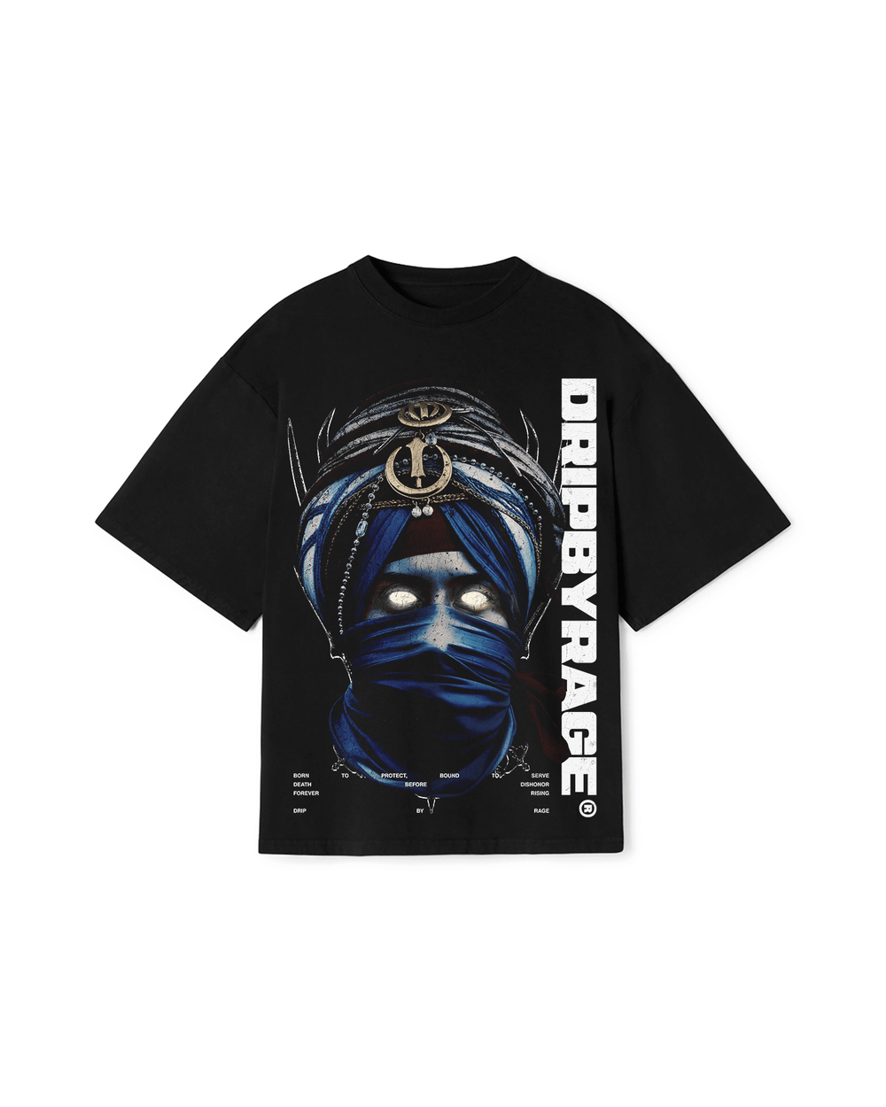BLOOD & BLUE T-SHIRT - Drip by Rage