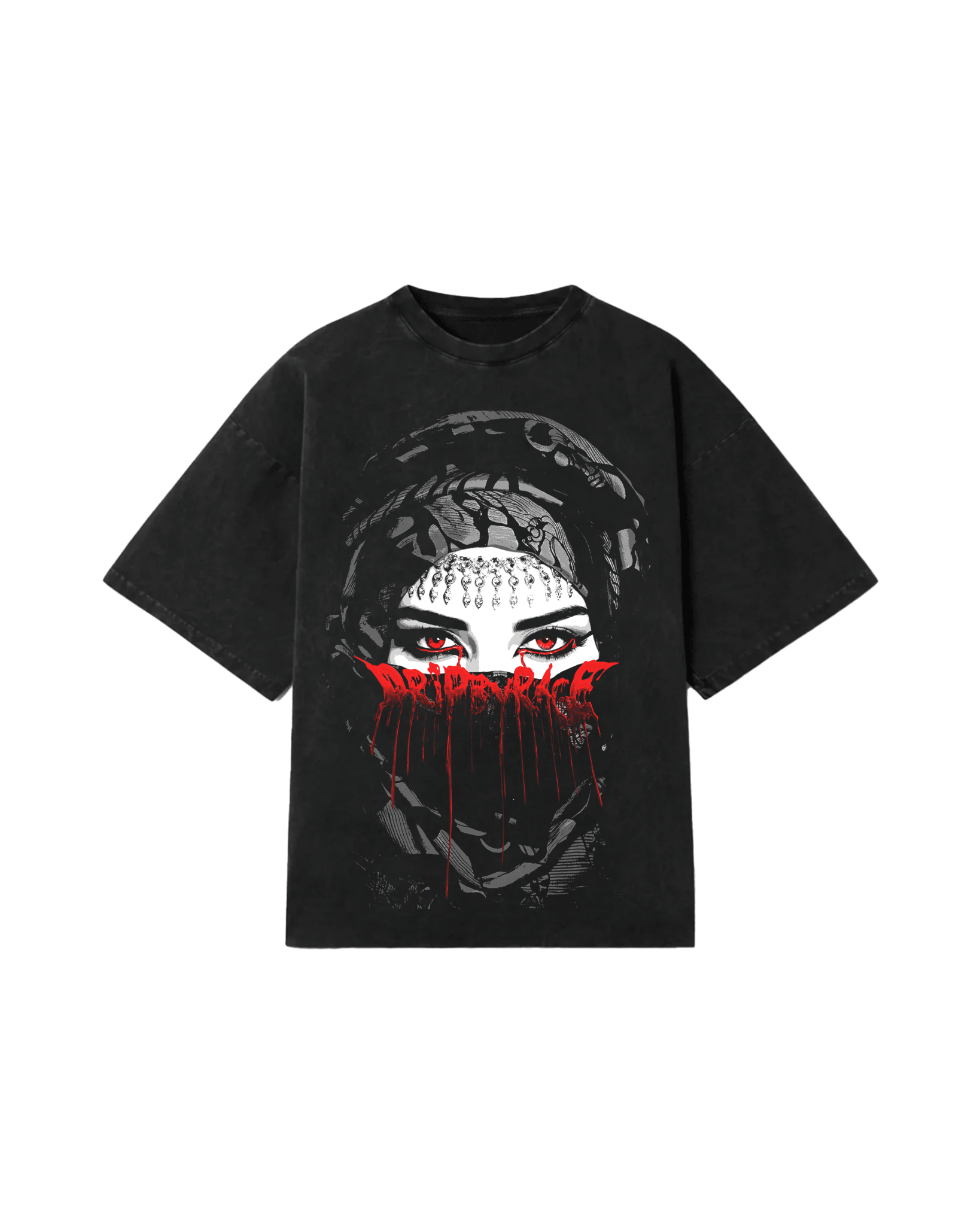 BLOOD TEARS FADED T-SHIRT - Drip by Rage