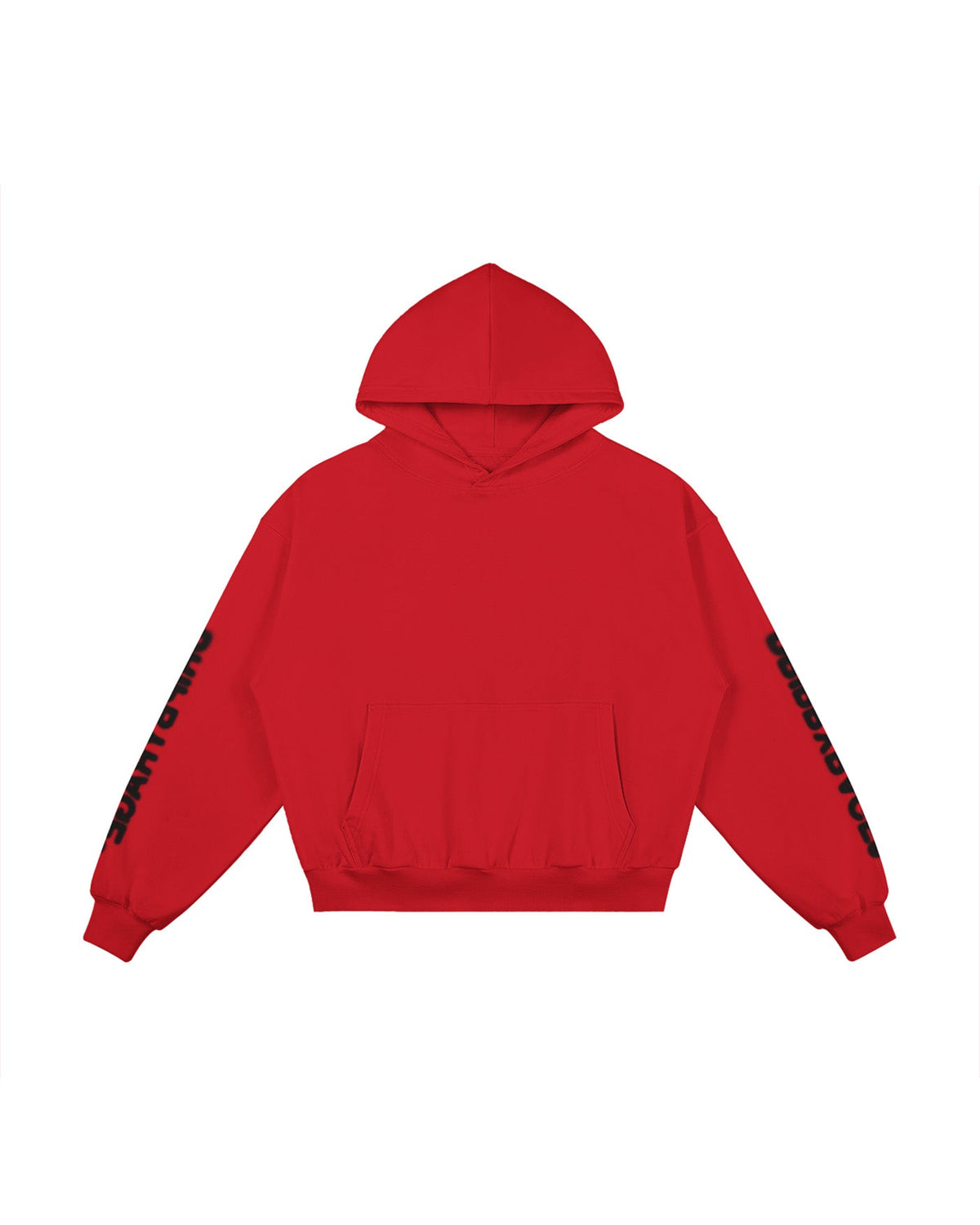 BLURRED BOXY FIT HOODIE - Drip by Rage