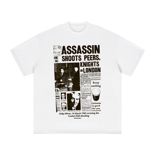 CAXTON HALL T-SHIRT WHITE - Drip by Rage