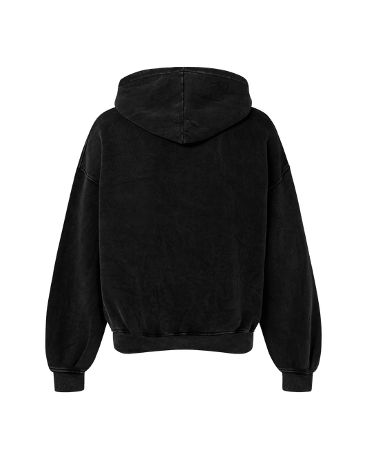 CHAMKILA OVERSIZED FADED HOODIE BLACK - Drip by Rage