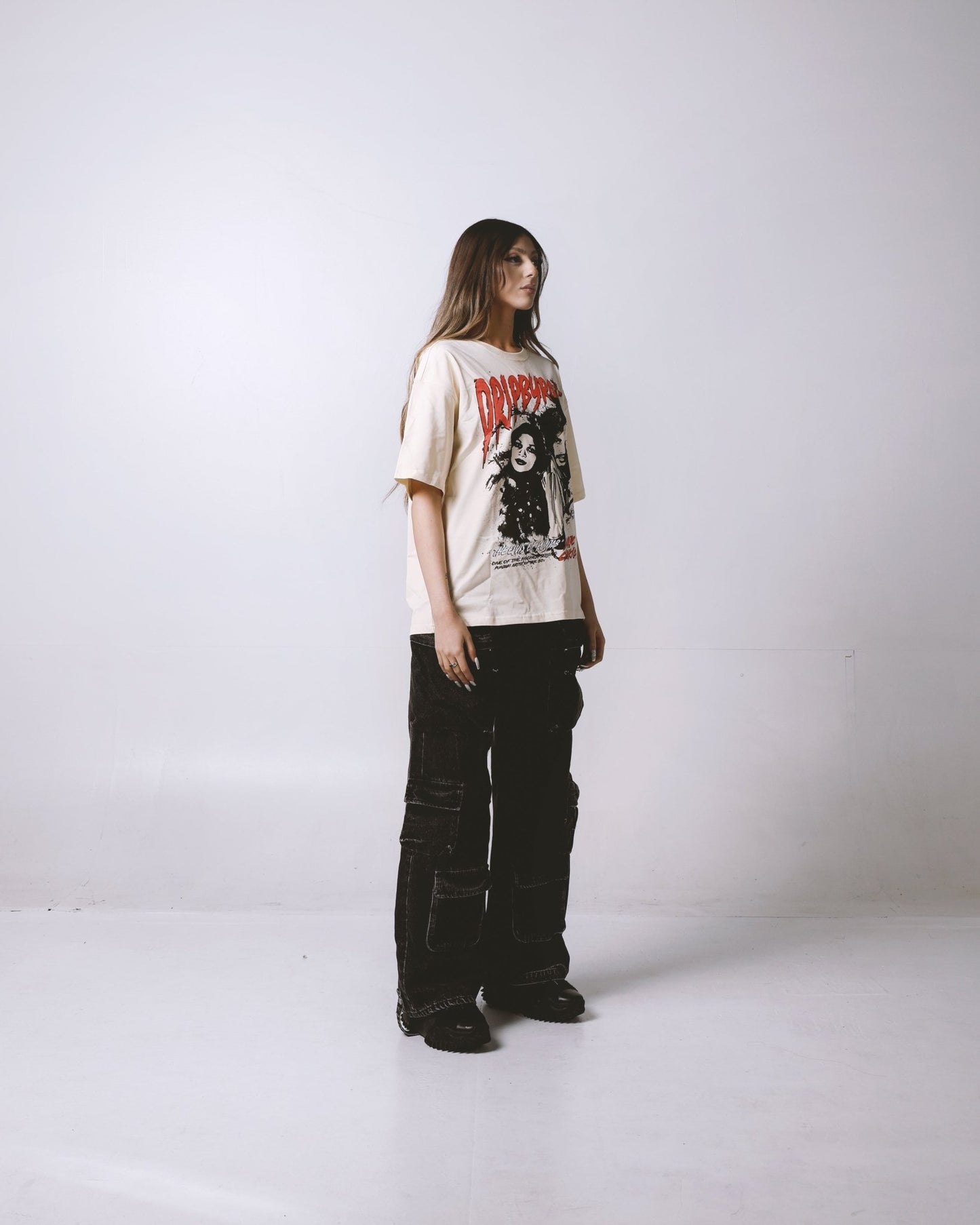 CHAMKILA T-SHIRT APRICOT - Drip by Rage