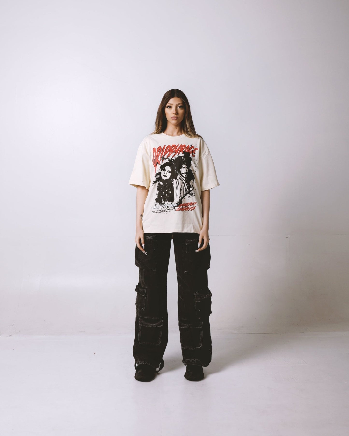 CHAMKILA T-SHIRT APRICOT - Drip by Rage