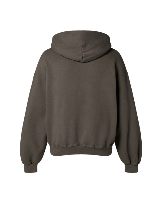 CHARCOAL GREY OVERSIZED FLEECE HOODIE - Drip by Rage