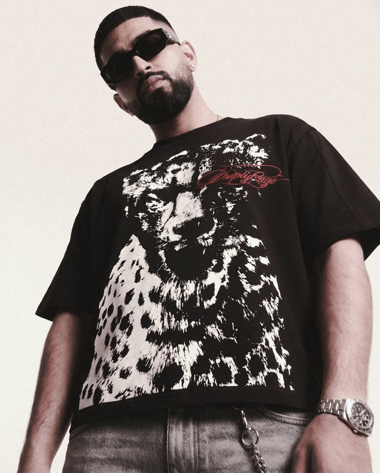 CHEETAH BOXY T-SHIRT - Drip by Rage