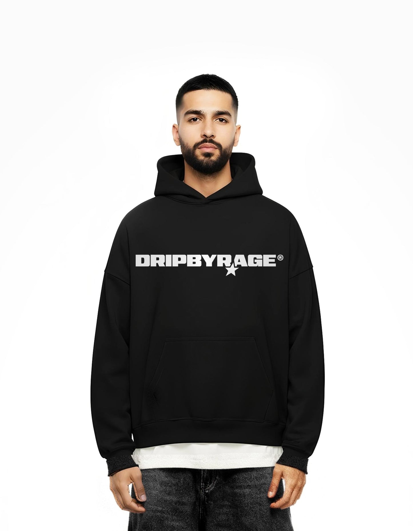 CHOBBAR SUN FADED BOXY HOODIE - Drip by Rage