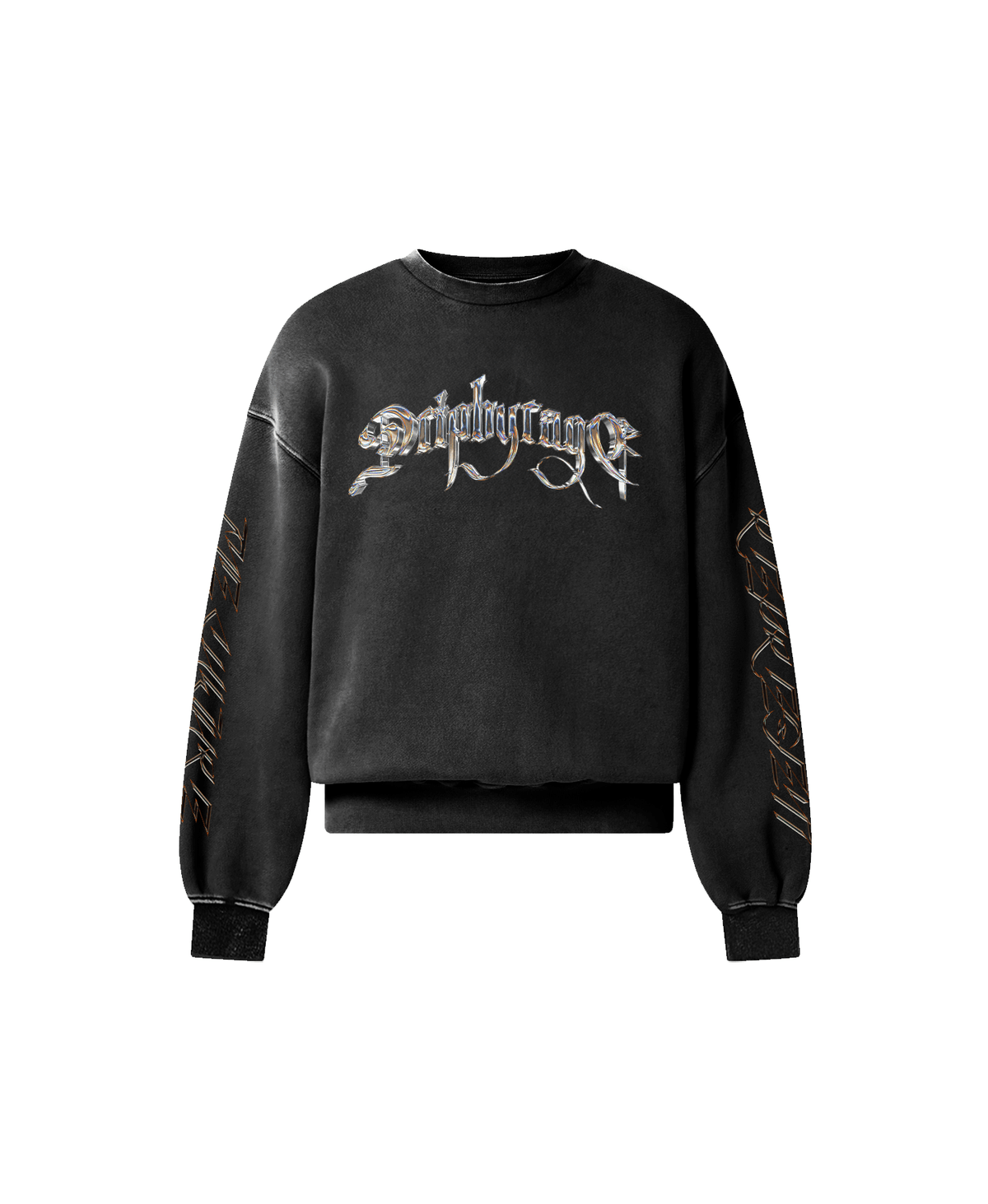 CHROME DRIP OVERSIZED FADED SWEATSHIRT - Drip by Rage