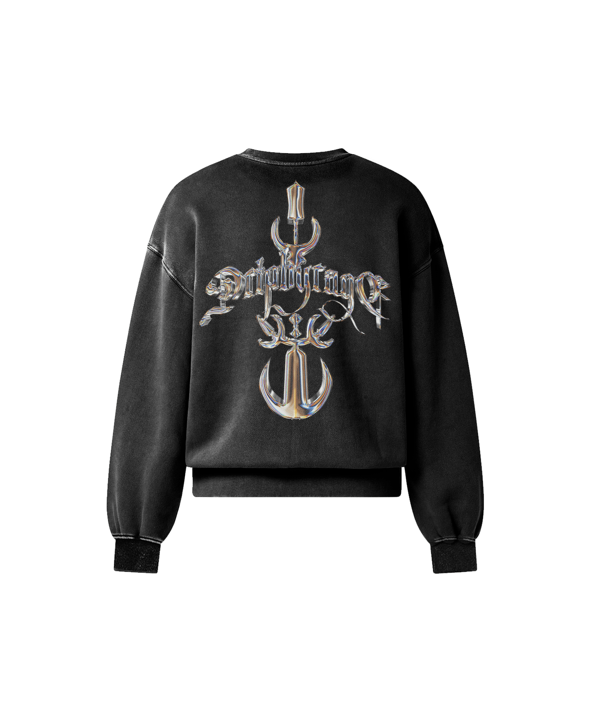 CHROME DRIP OVERSIZED FADED SWEATSHIRT - Drip by Rage