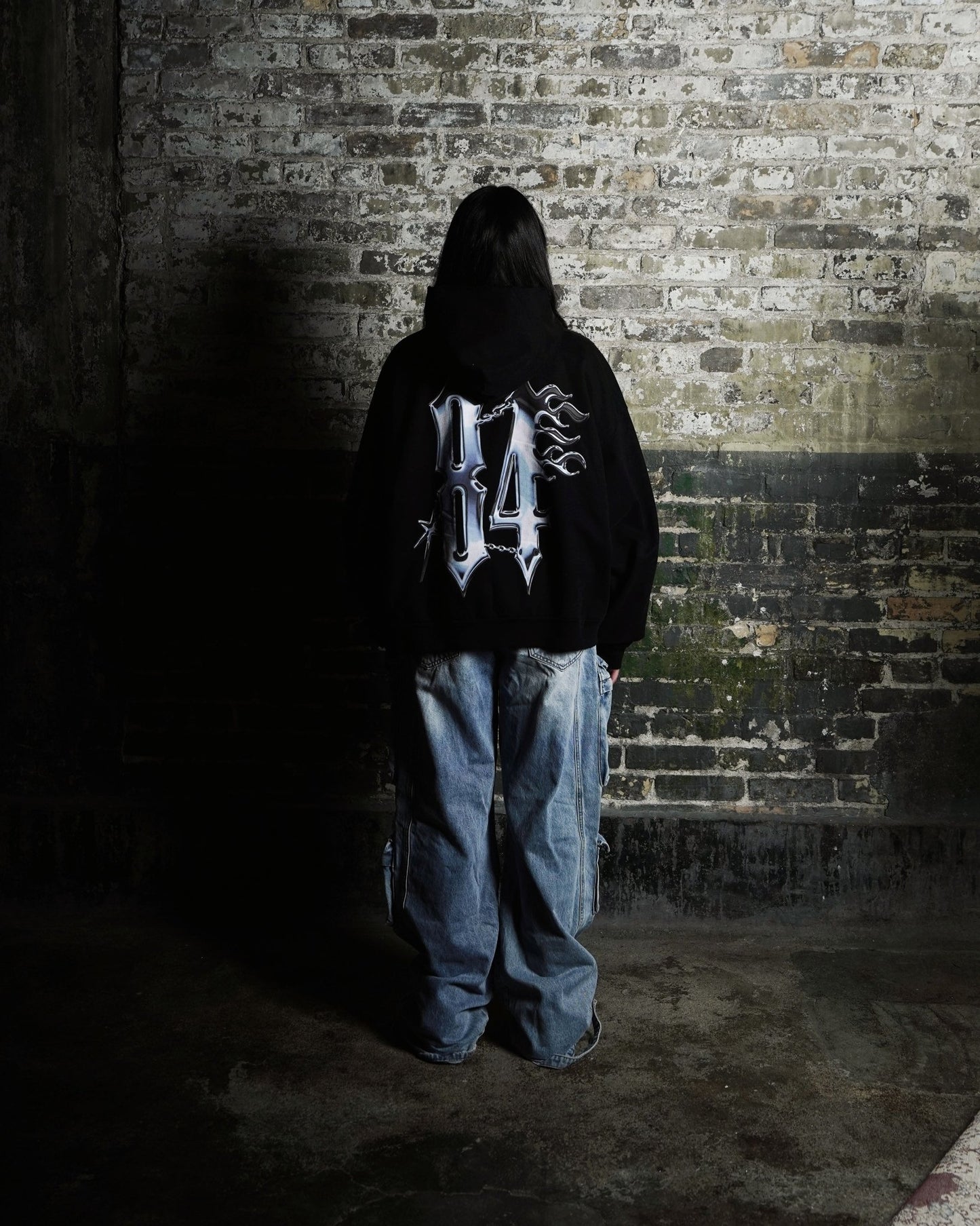 CHROME OF 84 DRIP BOXY DISTRESSED HOODIE - Drip by Rage