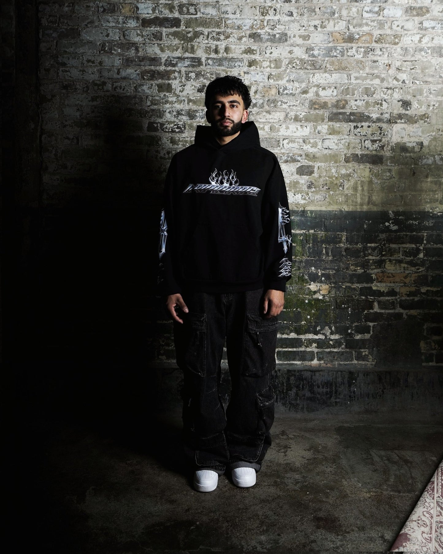 CHROME OF 84 DRIP BOXY DISTRESSED HOODIE - Drip by Rage